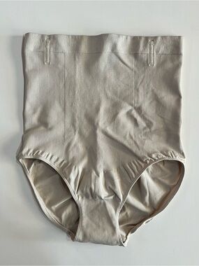 Shapermint High-Waist Shaping Shorts Beige Tan, size XL